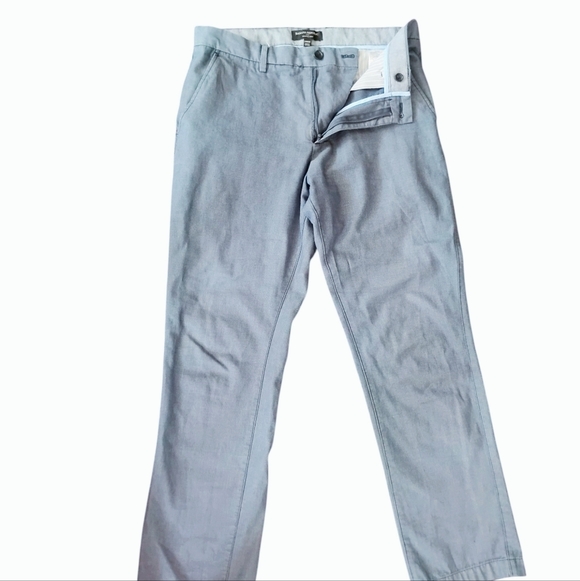 Banana Republic Kentfield Pant – Men’s Tailored Dress Pants Pewter Blue. - Picture 3 of 10